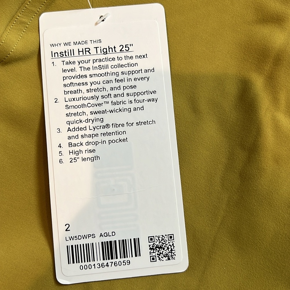 LULULEMON instill hr tight - Picture 2 of 5